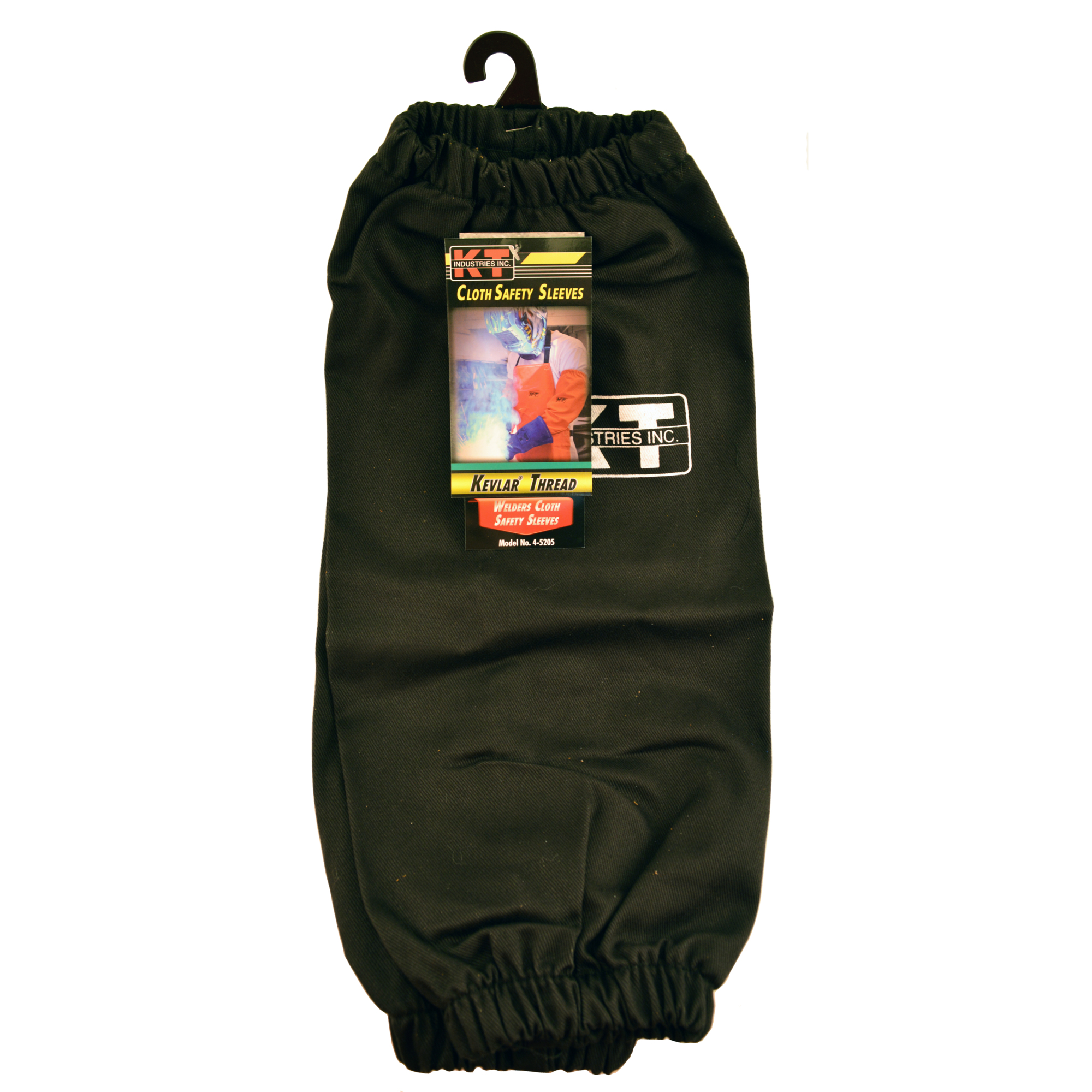 K-T Industries Flame Retardant Welding Safety Sleeves — High-Visibility Orange, Model# 4-5205